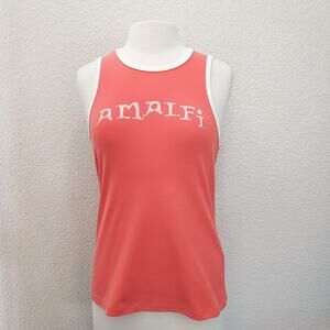 Maeve by Anthropologie "Amalfi" Coral Sleeveless Top Size L
